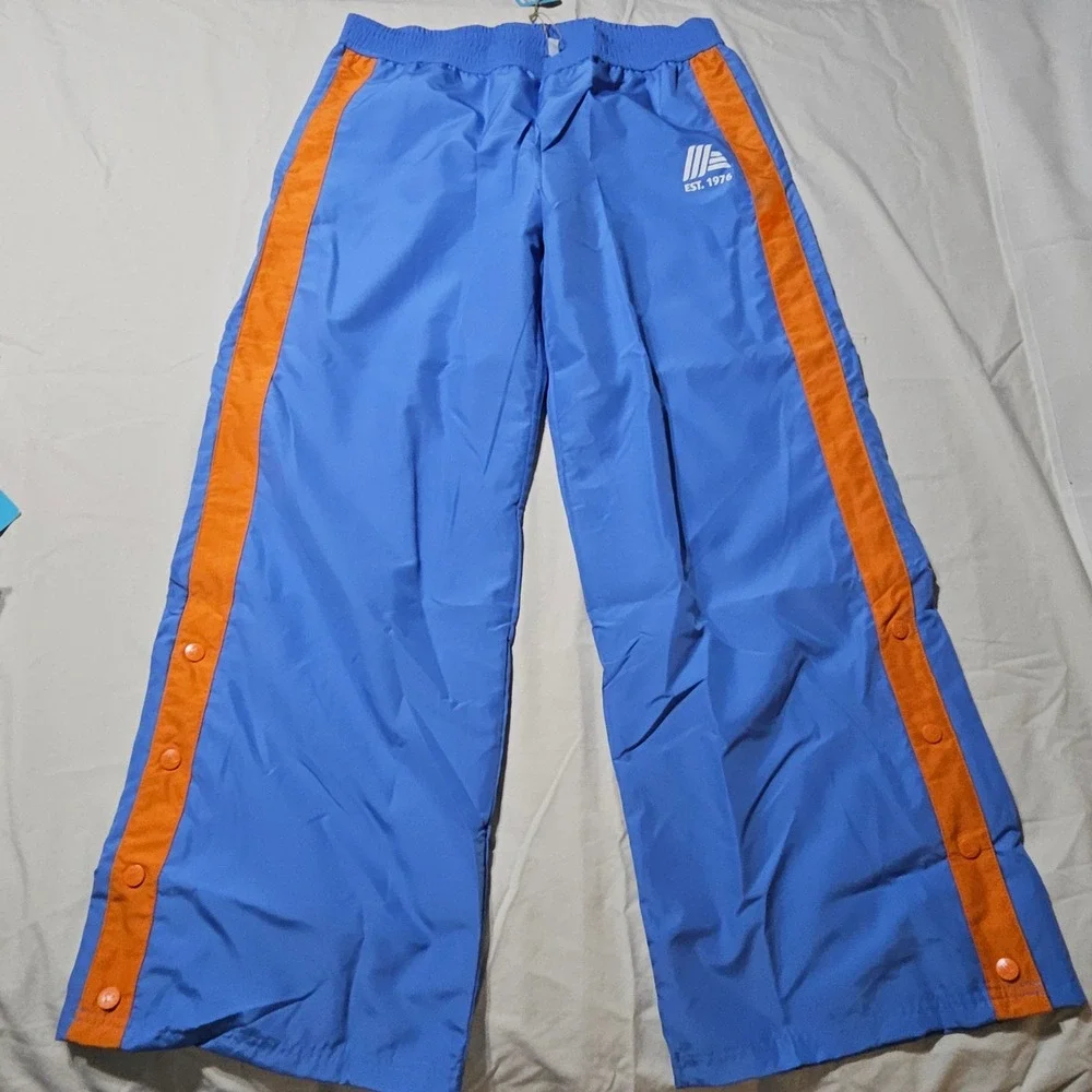 Aldi Gear Tracksuit Men XL Blue Orange Windbreaker Jacket Pants Set Est 1976 NEW